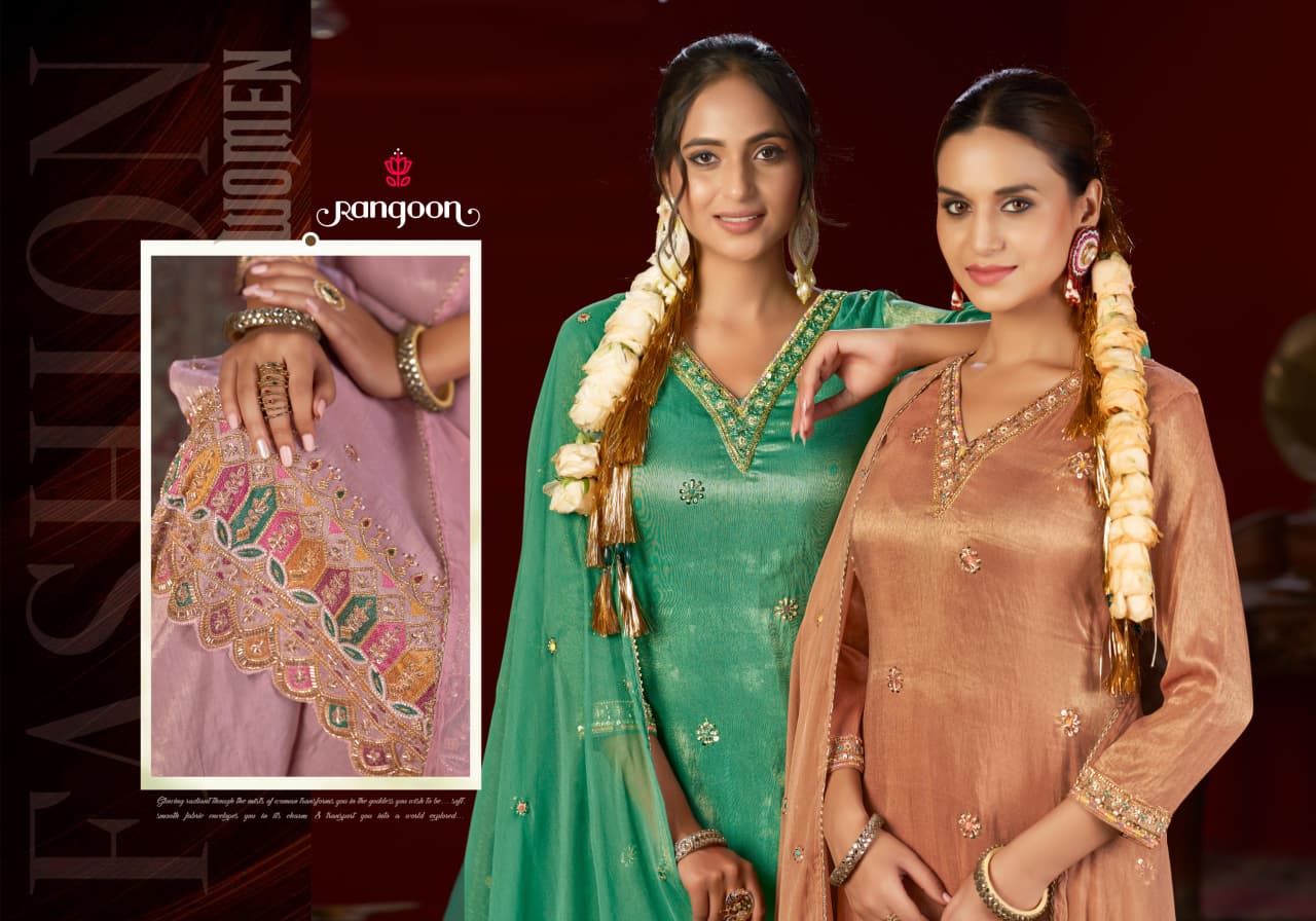 Viscose Simmer Salwar Kameez Set with Heavy Dupatta | Fancy Beads Work | Sizes M–3XL